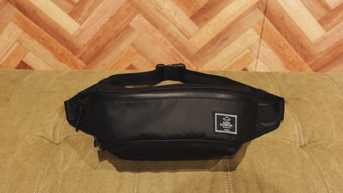 黒タグ】ハンバーグ師匠 x DEVILOCK WAIST BAG made by MAKAV