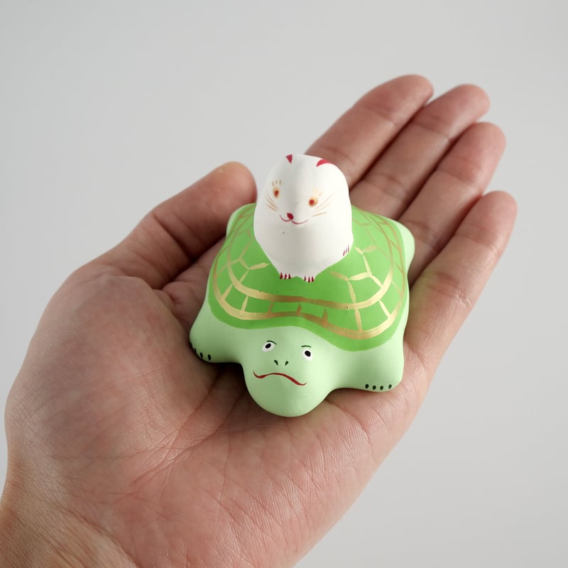 張子人形】うさぎと亀 | HARICOGRAPHY