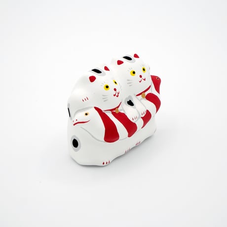 【張子人形】睦巳（むつみ）と招き猫