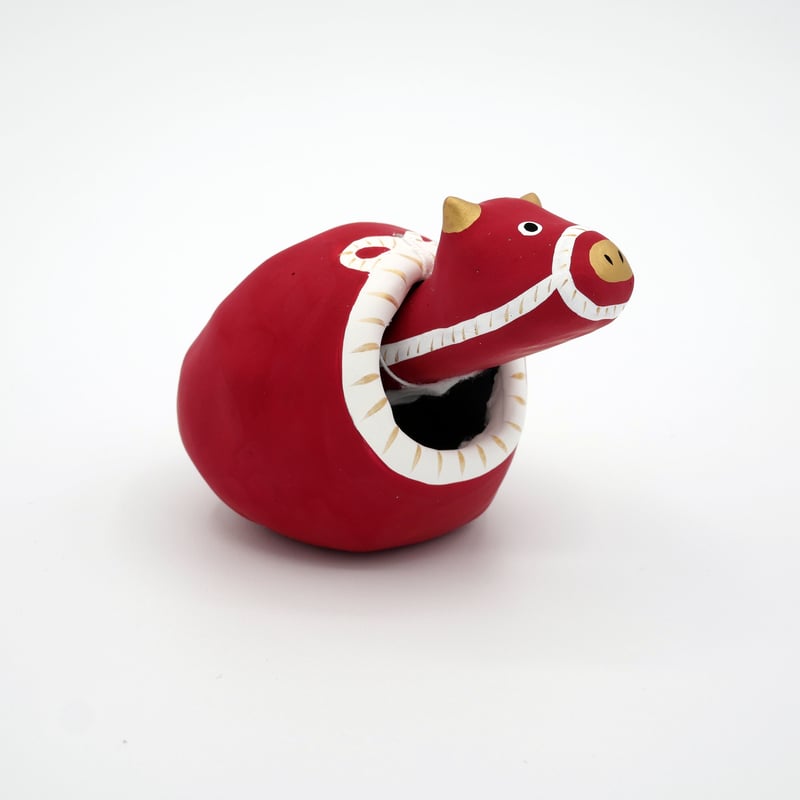 張子人形】だるまべこ | HARICOGRAPHY