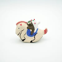 【張子人形】葉狸狐と木馬