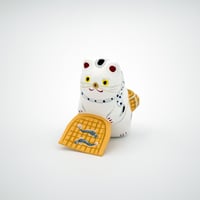 【張子人形】ドジョウすくい猫