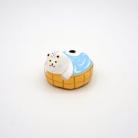 【張子人形】猫の行水