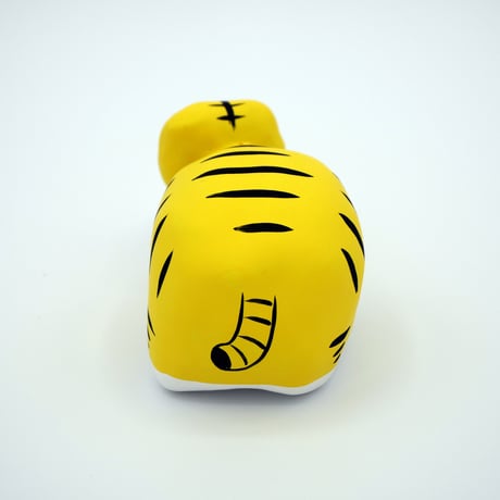 【張子人形】首振り虎（黄）