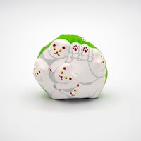【張子人形】茅の輪猫