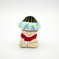【張子人形】季の子（7月）_スイカ