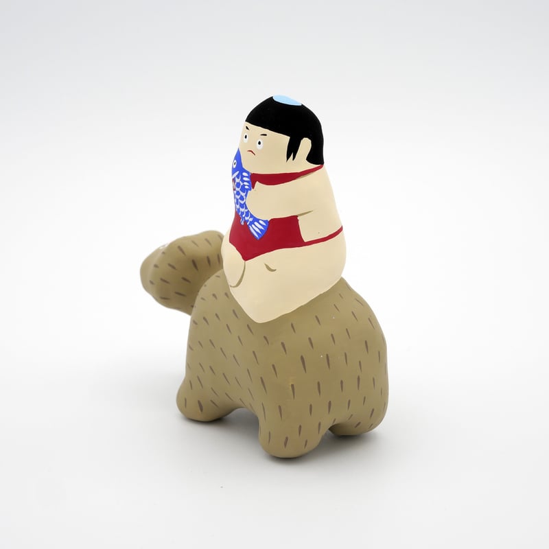 張子人形】熊金_首振り | HARICOGRAPHY