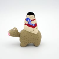 【張子人形】熊金_首振り