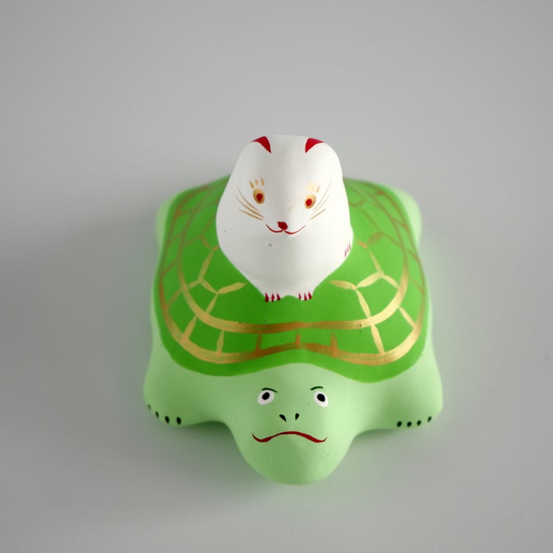 張子人形】うさぎと亀 | HARICOGRAPHY