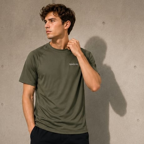 BANGLAM Tシャツ オリーブ