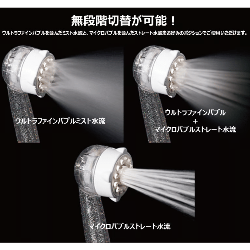 Mirable シャワーヘッド ホワイト/グレー（Science(サイエンス  