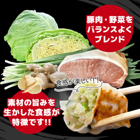 肉野菜餃子【60粒(30粒入×2)】