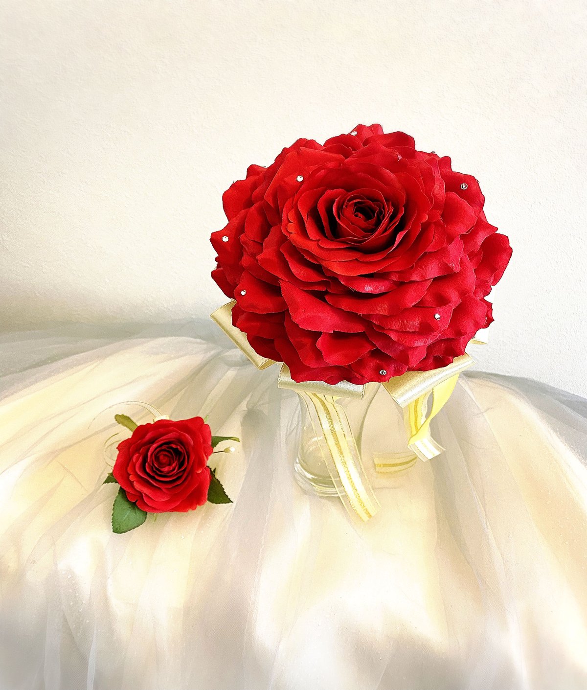 Bouquet＆Boutonniere ローズメリアブーケ＆ブートニア 「美女と野獣  