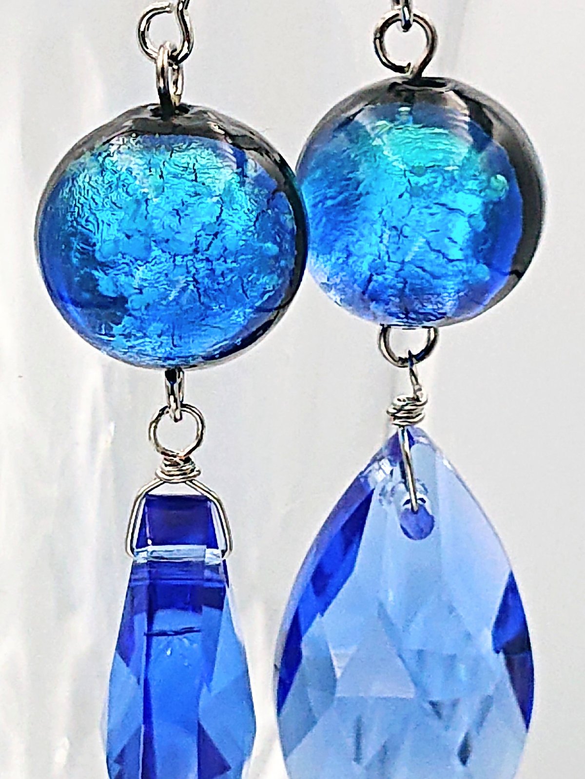 002-2-3 ガラスチャーム青色 | mercury STORE