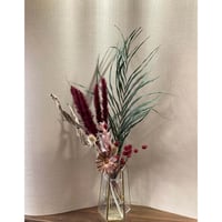 ドライフラワーインテリアアレンジ（レッド）