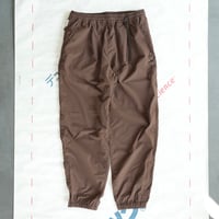 迷迭香　ナイロンマイクロリップハーベストトレーナー　ブラウン