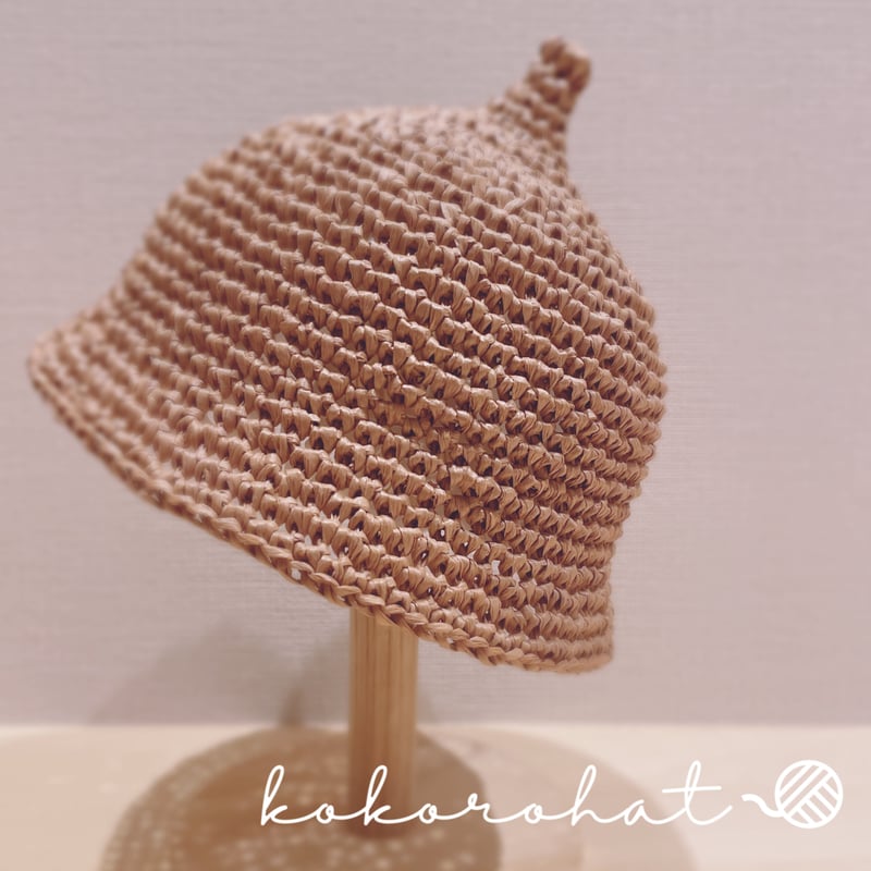 ✩オーダー✩ 洗える麦わら どんぐりバケットハット ベビーM (44cm 6  