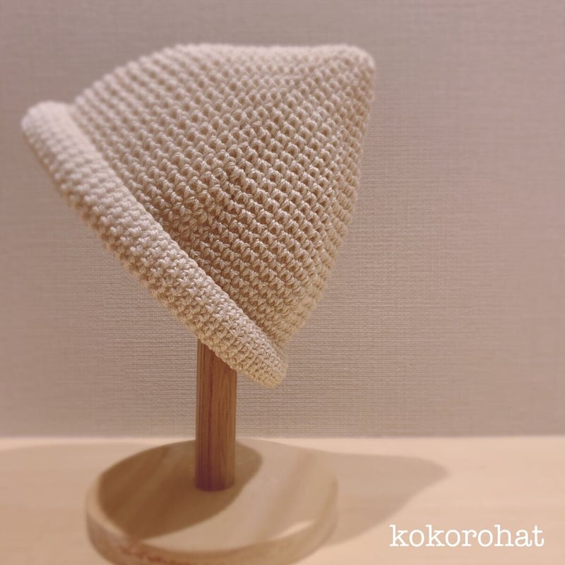 ✩オーダー✩ウォッシュコットンのとんがり帽子 ベビーM (44~46cm 6  