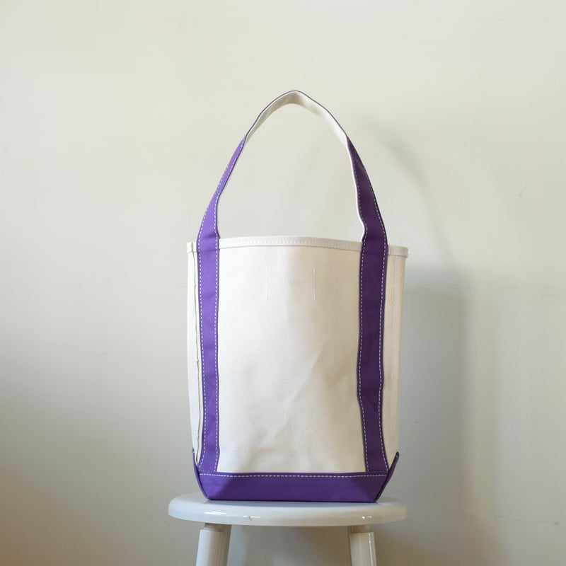 TEMBEA / BAGUETTE TOTE SMALL / NATURAL × PURPLE