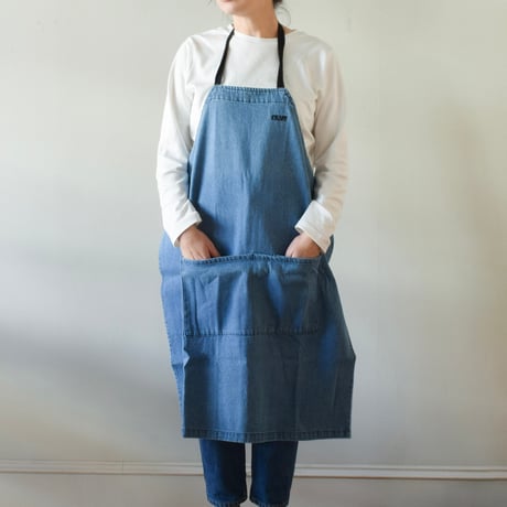 VOIRY / WORK APRON-DENIM  / ENJOY / ボイリー/ ワークエプロン デニム
