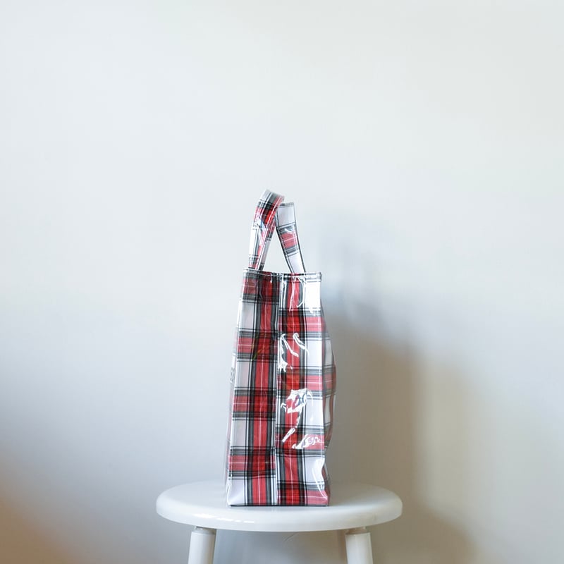 TEMBEA / PAPER TOTE / SMALL / CHECK DRESS STEWA