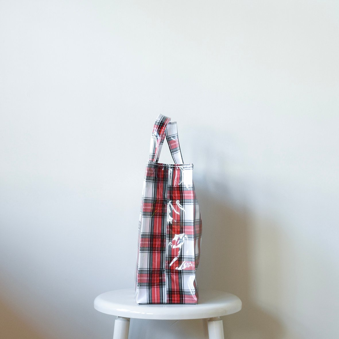 TEMBEA / PAPER TOTE / SMALL / CHECK DRESS STEWA