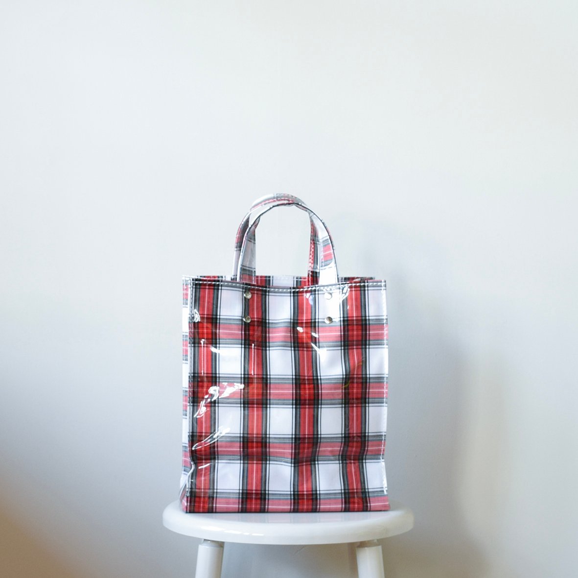 TEMBEA / PAPER TOTE / SMALL / CHECK DRESS STEWA
