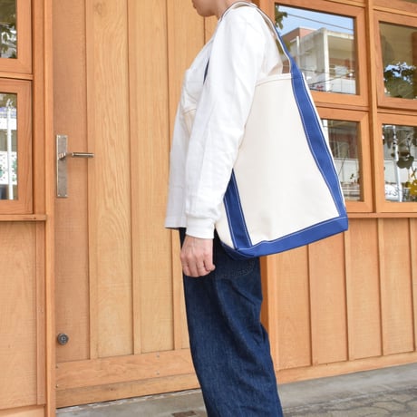 TEMBEA / BAGUETTE TOTE MEDIUM / NATURAL × NAVY / バゲットトート