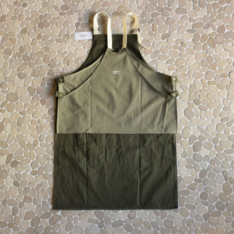 VOIRY / CAMP APRON-B KHAKI / ボイリー/ キャンプエプロン |