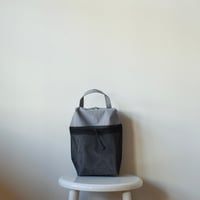 TEMBEA / GARMENT BAG / SMALL POCKET NYLON / GREY × BLACK / テンベア / ガーメントバッグ / スモールポケットナイロン