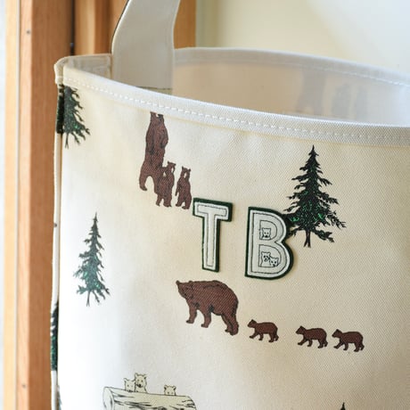 TEMBEA / BAGUETTE TOTE MEDIUM / BEAR+WAPPEN × CHOCO  / テンベア / バゲットトート