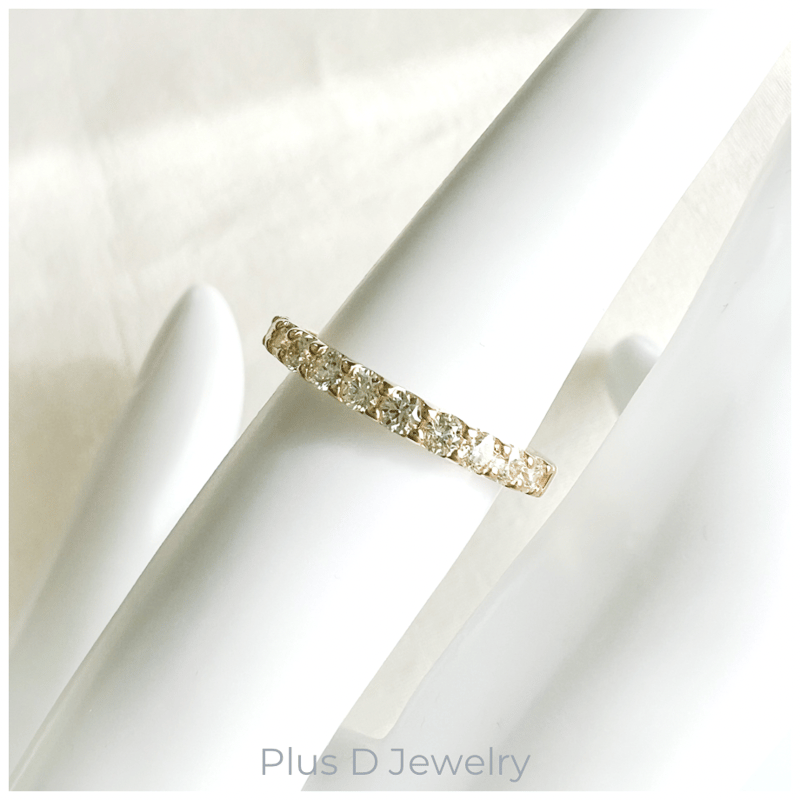 ED-048 K10YG ダイヤモンドリング 0.45ct | Plus D Jewelry