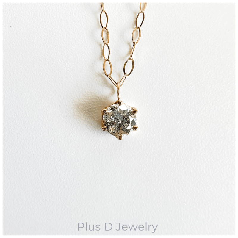 PD-024 K18YG ダイヤモンドネックレス 1.22ct | Plus D Jewelry