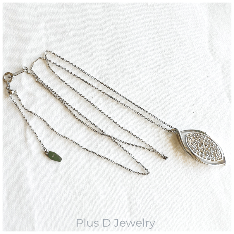 BD-031 K18WG ダイヤモンド ペンダント 0.30ct | Plus D Jewelry