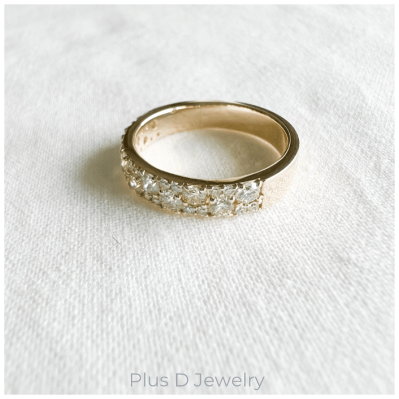 ED-044 K10YG ダイヤモンド リング 0.80ct | Plus D Jewelry
