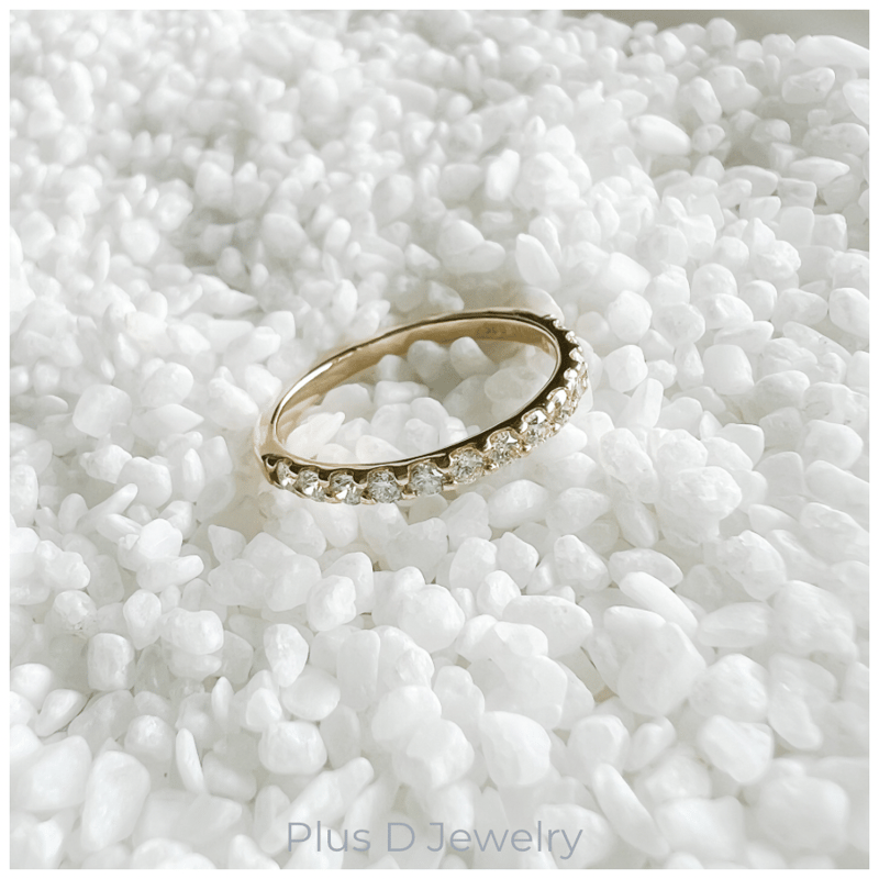 ED-050 K10YG ダイヤモンド リング 0.35ct | Plus D Jewelry