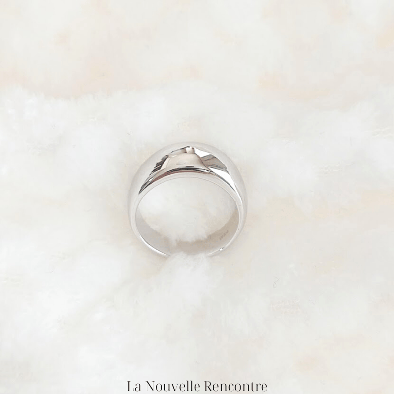 LNR-001 SV925 リング ロジウムコーティング | Plus D Jewelry