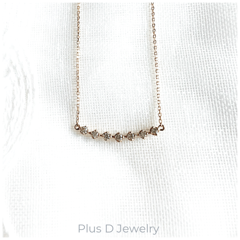 BD-072 K10YG ダイヤモンドペンダント 0.10ct | Plus D Jewelry