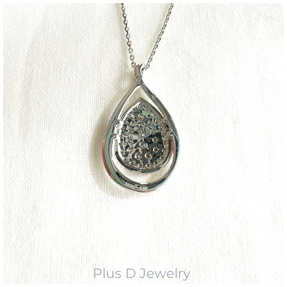 B5255 ダイヤモンド0.30ctペンダントトップK18WG SBD-030 K18WG ダイヤモンドペンダント 0.30ct | Plus D Jewelry