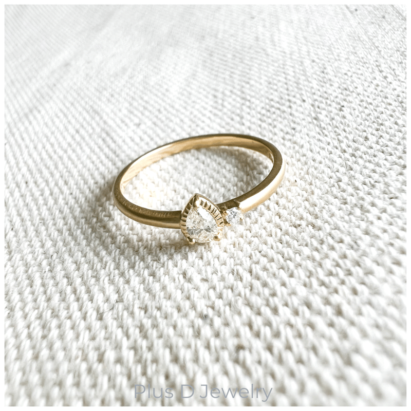 FD-047 SV925 ダイヤモンド リング 0.13ct | Plus D Jewelry