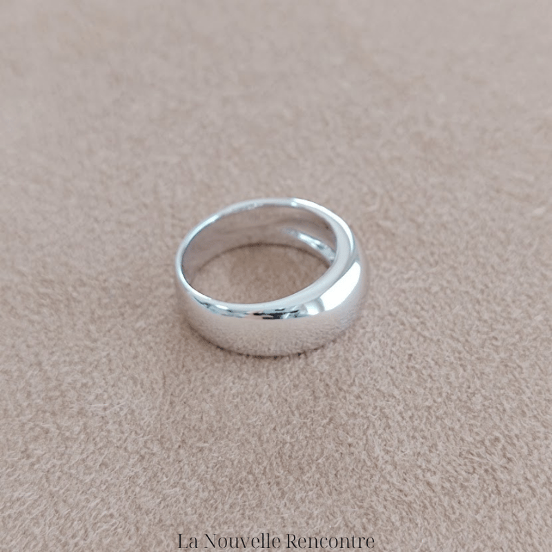 LNR-001 SV925 リング ロジウムコーティング | Plus D Jewelry
