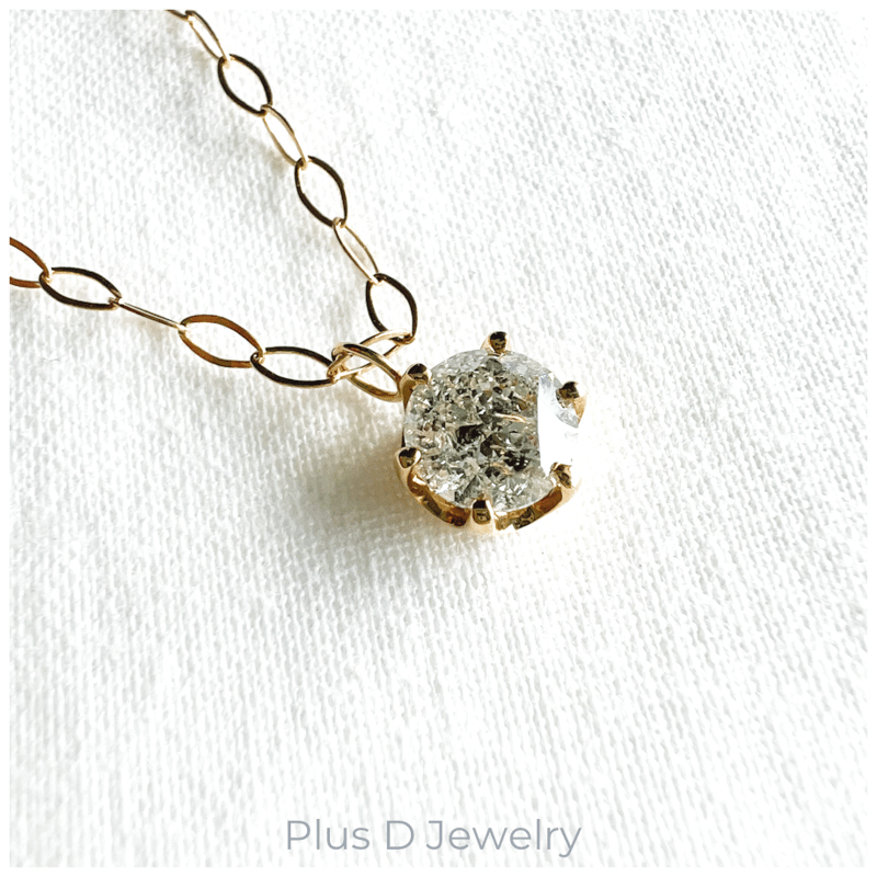 PD-024 K18YG ダイヤモンドネックレス 1.20ct | Plus D Jewelry