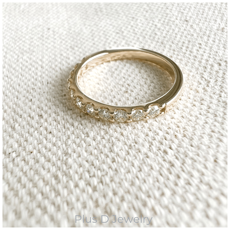 ED-048 K10YG ダイヤモンドリング 0.45ct | Plus D Jewelry