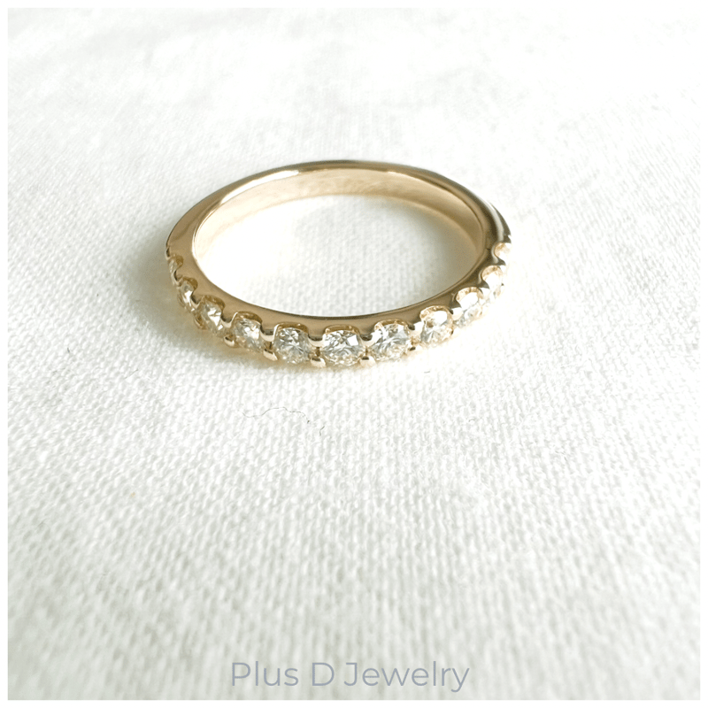 ED-048 K10YG ダイヤモンドリング 0.45ct | Plus D Jewelry