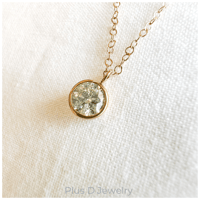 SPD-056 K18YG ダイヤモンドネックレス　0.832ct