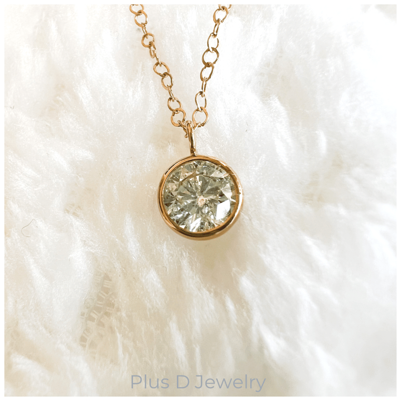 SPD-056 K18YG ダイヤモンドネックレス 0.832ct | Plus D Jewelry