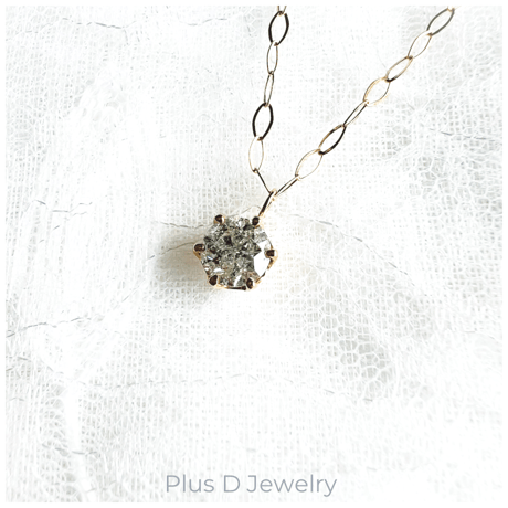 PD-024 K18YG ダイヤモンドネックレス  1.20ct