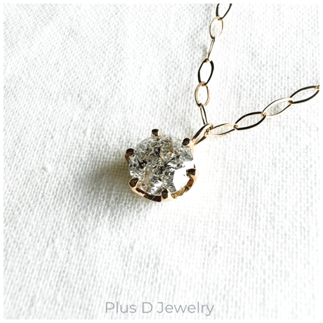 PD-024 K18YG ダイヤモンドネックレス  1.20ct