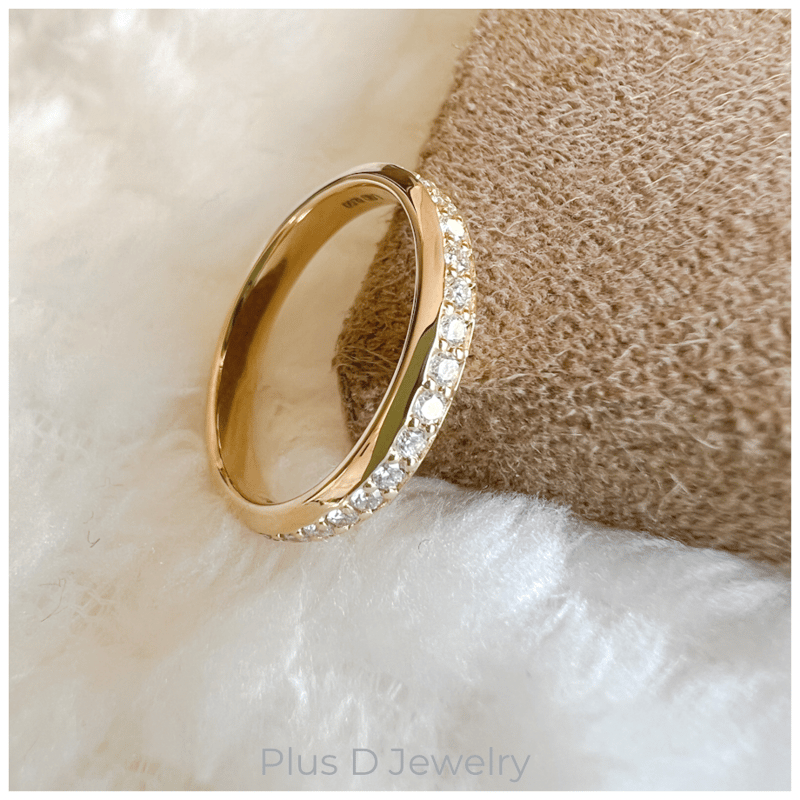 ラボグロウンダイヤモンド✨フルエタニティリング 12号 VORONOI ボロノイ フルエタニティリング ラボグロウン ダイヤ 2ct K18