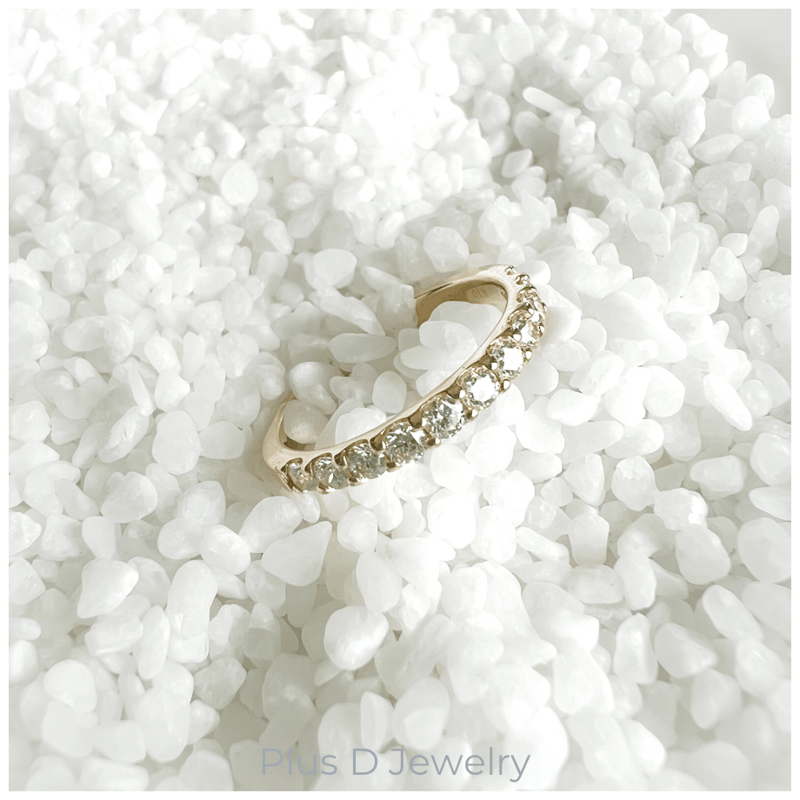 ED-048 K10YG ダイヤモンドリング 0.45ct | Plus D Jewelry